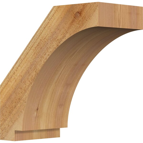 Ekena Millwork 6"W x 12"D x 12"H Imperial Rough Sawn Knee Brace, Western Red Cedar BRC06X12X12IMP00RWR - main